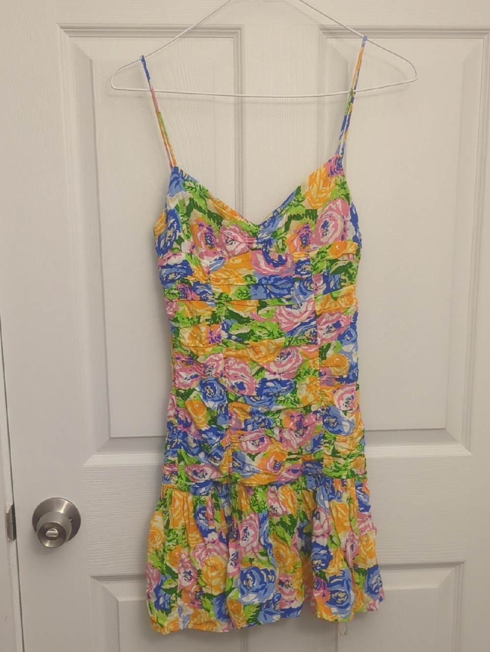 Floral Mini Dress Zara